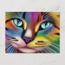 Search for colorful postcards Cat