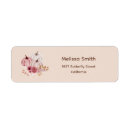 Search for fall wedding return address labels Pink