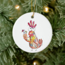 Search for funny chicken christmas tree decorations Poultry