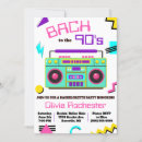 Search for 90s hens party invitations Bach to the 90s