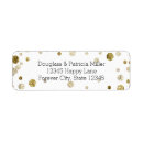 Search for gold bokeh return address labels Glam