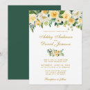 Search for yellow and green wedding invitations Vintage