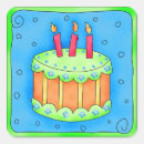 Search for orange cupcake stickers Birthday