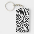 Search for skin patterns key rings Zebra
