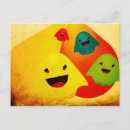 Search for ghosts postcards Illustration