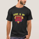 Search for jesus is my hero tshirts Super