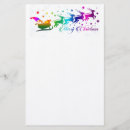 Search for santa stationery paper Sleigh