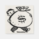 Search for coined napkins Black and white