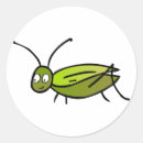 Search for cricket insect stickers Green