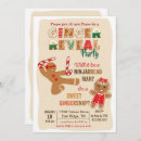 Search for gingerbread gender reveal invitations Party