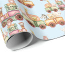 Search for train birthday wrapping paper Baby