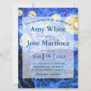 Search for starry wedding invitations Van gogh