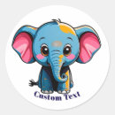 Search for baby elephant cartoon stickers Cute