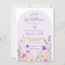 Search for purple baby shower invitations Wildflower