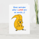 Search for funny animals anniversary cards I love you