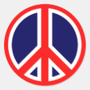 Search for red peace sign stickers Red white and blue