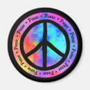 Search for hippie symbols magnets 1960s