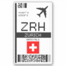 Search for zurich stickers Europe