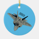 Search for fighter round christmas tree decorations Air force