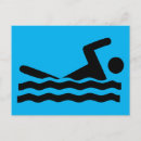 Search for water sport postcards Swimmer