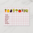 Search for corn business cards Chef
