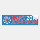 Search for gary johnson bumper stickers Election