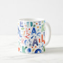 Search for alphabet design mugs Typography