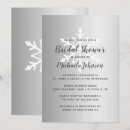 Search for snowflakes bridal shower invitations Simple