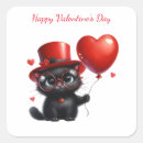Search for kitten valentine stickers Red