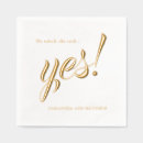 Search for she said yes napkins Minimalist