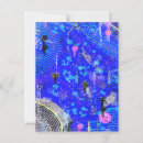 Search for chaos postcards Blue