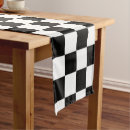 Search for black and white table runners Geometric