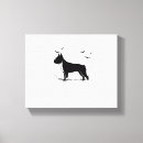 Search for boston terrier canvas prints Dog