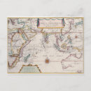 Search for vintage map of asia postcards Horizontal
