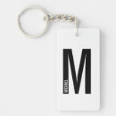 Search for bold name key rings Modern