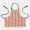 Search for greetings aprons Red