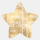 Search for peace star stickers inspirational