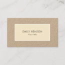 Search for beige business cards Simple