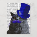 Search for grey cat postcards Moustache