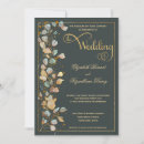 Search for olive green and gold invitations Elegant