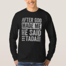 Search for tada tshirts Irony