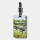 Search for dinosaur luggage tags Jurassic