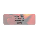 Search for red bird return address labels Animals