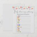 Search for elegant floral bridal shower games Watercolor