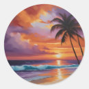Search for sunset beach stickers Palm trees