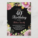 Search for for women 40th birthday invitations Elegant