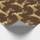 Search for gold deer wrapping paper Elegant