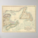 Search for newfoundland map posters Brunswick