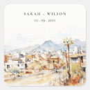 Search for destination wedding stickers Simple minimal