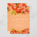 Search for peach and gold bridal shower invitations Floral